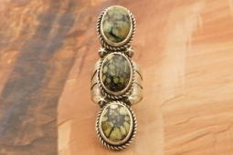 Genuine Nevada Variscite Sterling Silver Native American Ring
